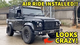 I installed AIR RIDE to a Land Rover DEFENDER!?
