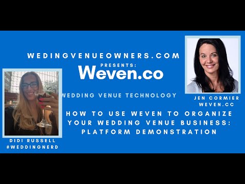 How To Use WEVEN Wedding Venue CRM, Technology DEMO