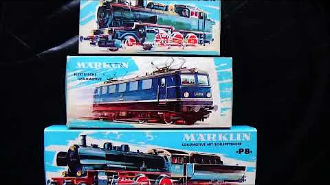 M-Gleis-Nostalgieanlage Märklin H0 Fahrvideo / Marklin vintage layout 60s/70s running session.