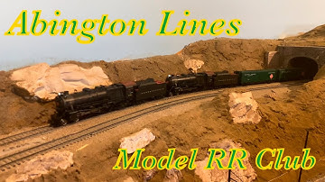 HO Trains Abington Lines Model Railroad Club open house walk thru with running model trains 12/26/22