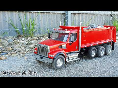 RC Western Star 49X heavy-duty dump truck - YouTube