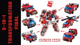 6 IN 1 COMBINER | BLAZING MARS QMAN | TRANSFORMATION (final part)