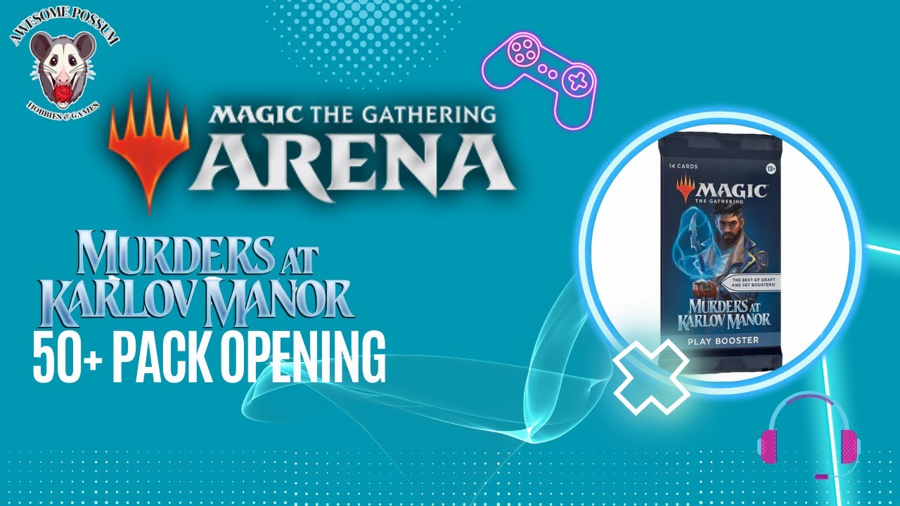 MTG Murder at Karlov Manor Arena Booster Pack Opening & Rare Card  Strategies | Opening 50+ Packs!