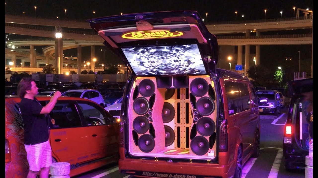 【大黒PA report6】2018/07/21 ド迫力のスーパーサウンド‼音をださないでとの放送流れる‼