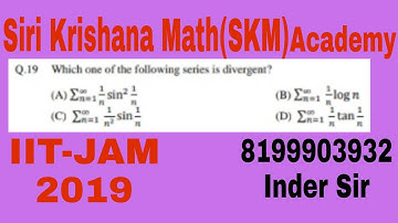 REAL ANALYSIS IIT-JAM (MATH) 2019 ;Q-19