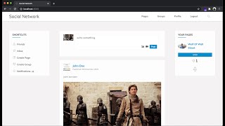 Pages | How to create a social networking site in Node JS and Mongo DB