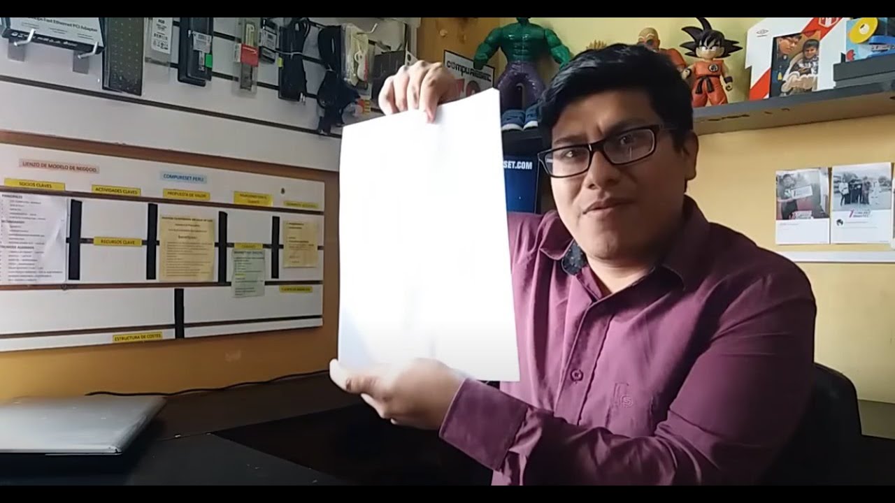 por que mi impresora imprime en blanco? - YouTube