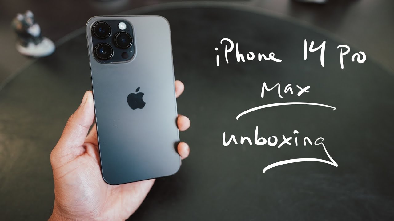 iPhone 14 Pro Max Space Black Unboxing & First Impressions - YouTube