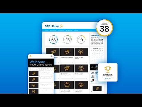 SAP Litmos LMS Overview 2022 (1 minute)