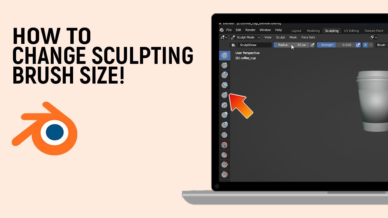 how-to-change-sculpting-brush-size-in-blender-easy-youtube
