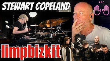 Drum Teacher Reacts: Stewart Copeland Hears Limp Bizkit For The First Time (DRUMEO!)
