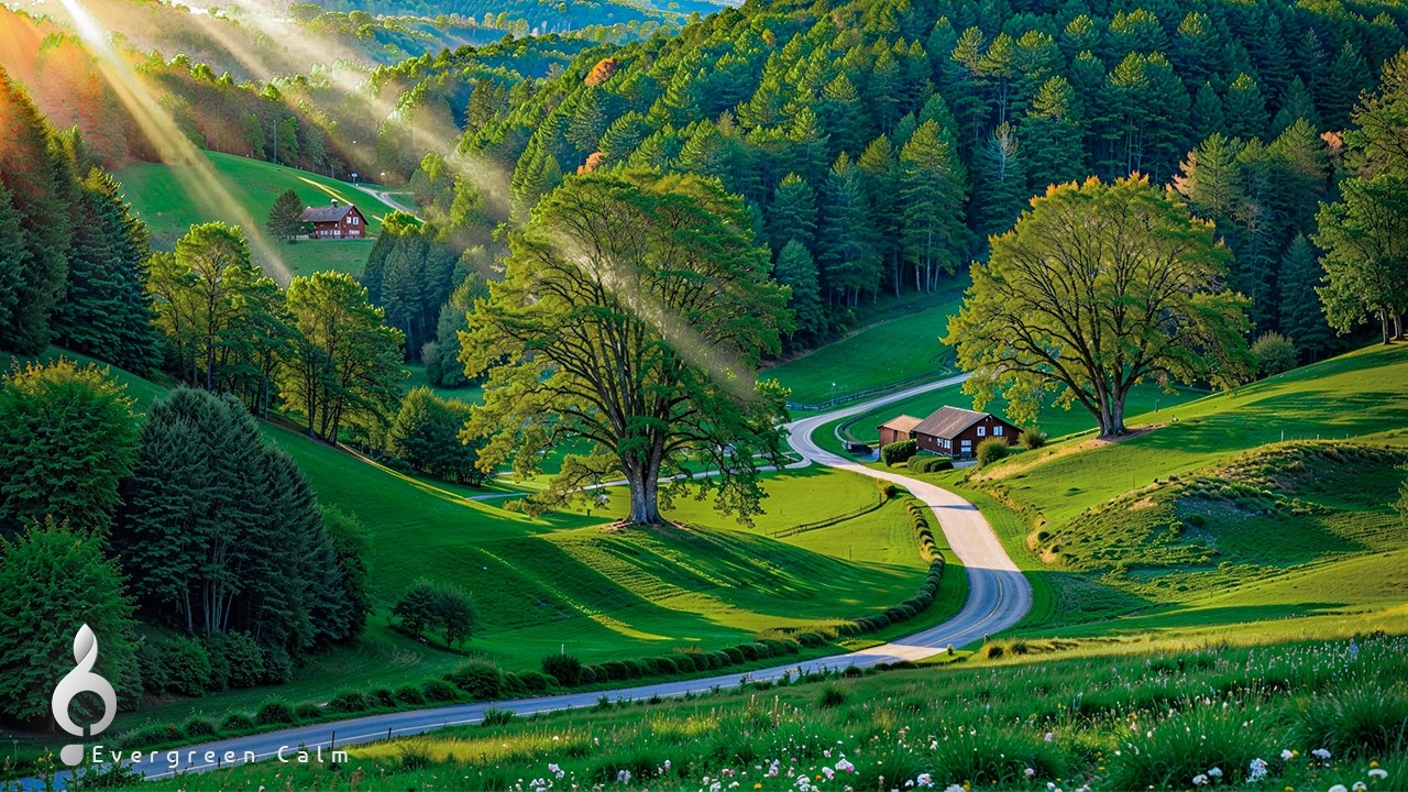 Forest Calm Piano 🍃Inner Calm And Deep Relaxation, Relaxing Piano With Crystal Stream #53