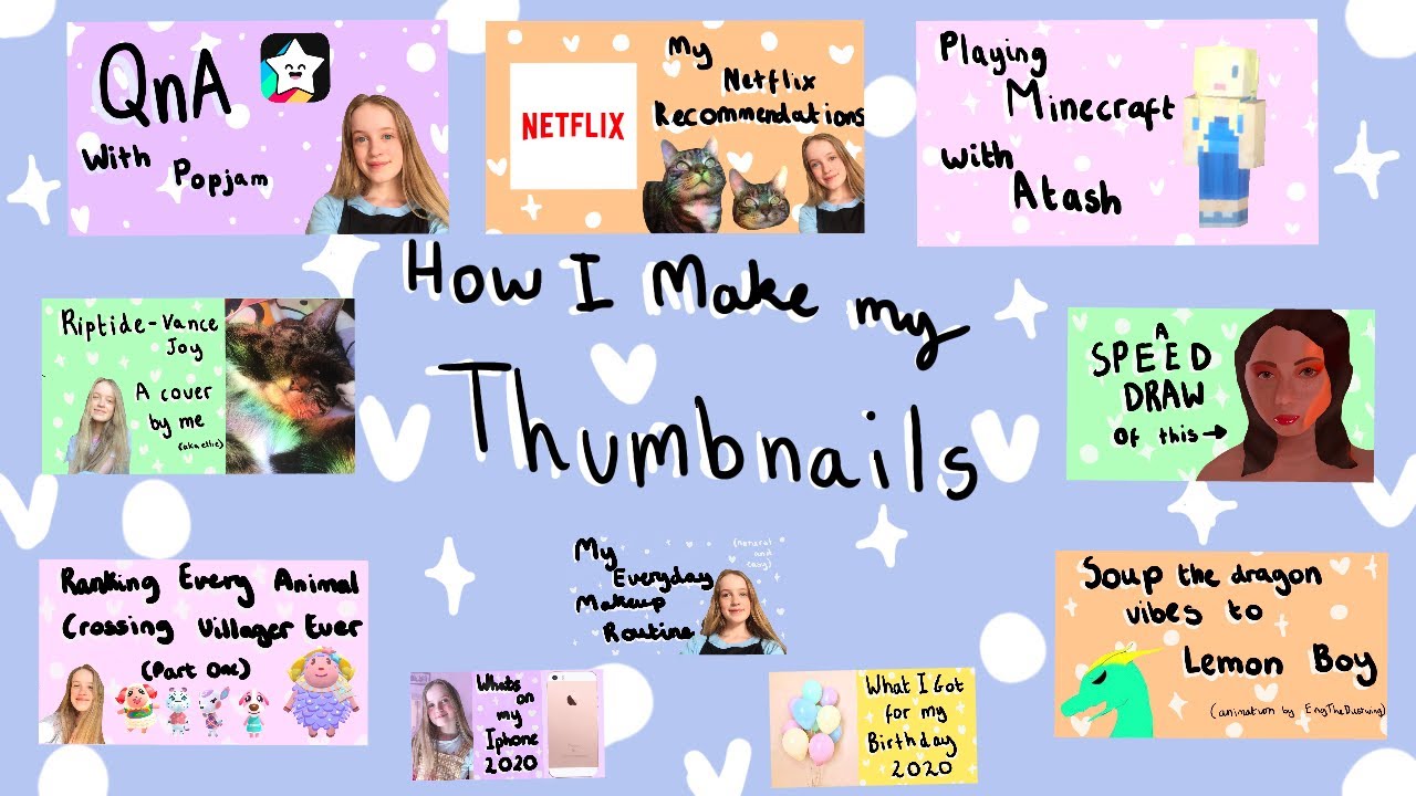 How I Make My Thumbnails - Speed Draw - YouTube