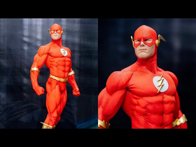 New Dc Comics The Flash statue on display By Legendary Beast