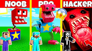 PROJECT POPPY PLAYTIME TRAILER BOXY BOO HOUSE BUILD CHALLENGE - NOOB vs PRO vs HACKER / Animation