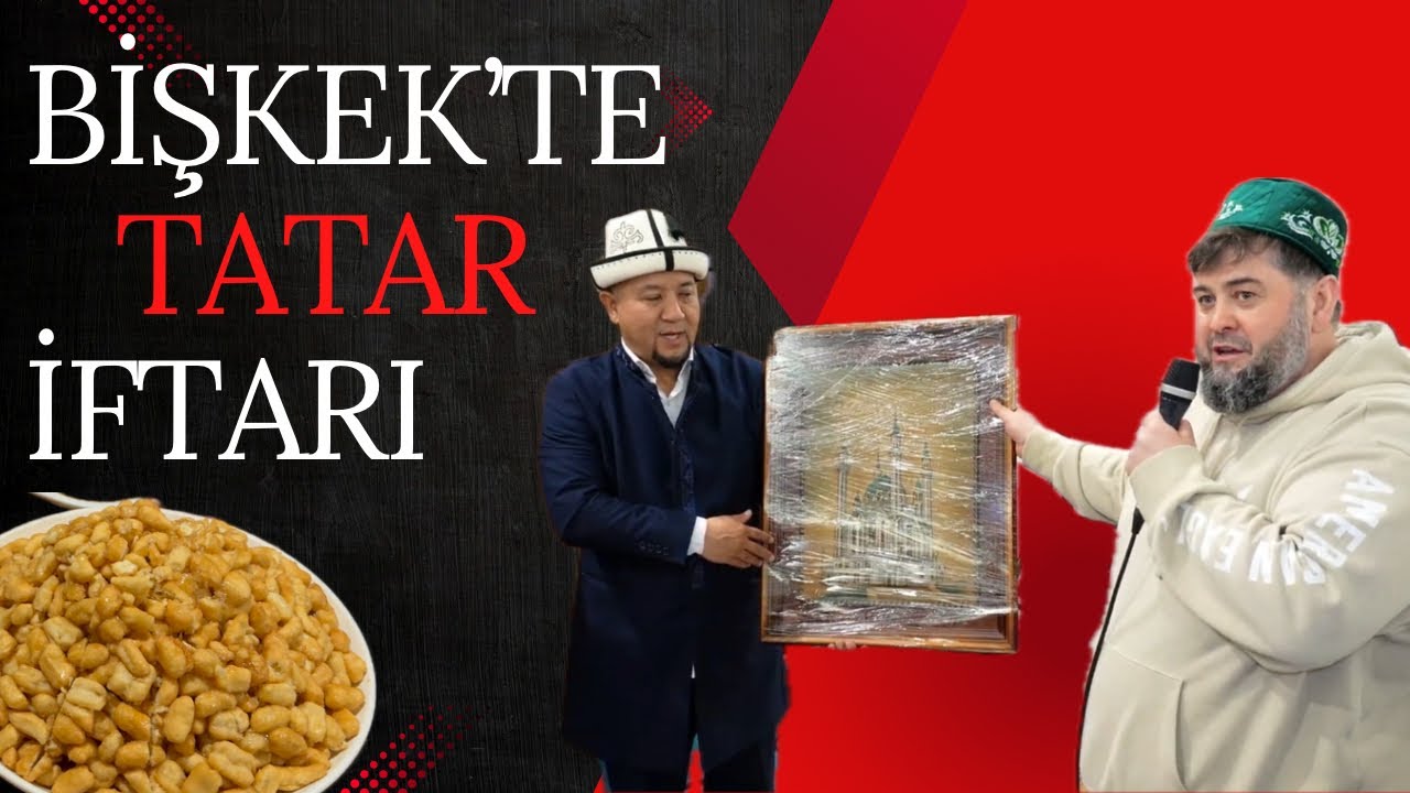 2000 kişilik Tatar İftarı. Bişkek, Kırgızistan.