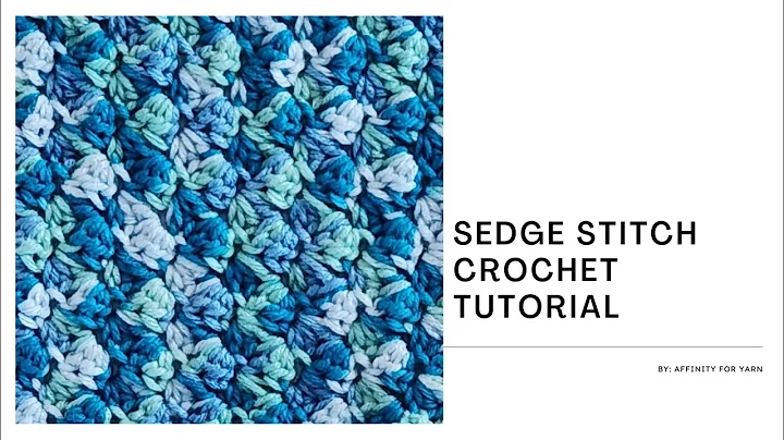 Learn the Trendy Sedge Stitch Crochet