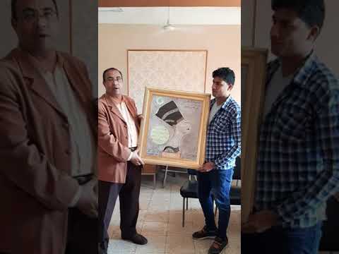 رسم يدوي للملكة نفرتيتي بيد الطالب محمود يوسف الطالب بالفرقة الثانية
