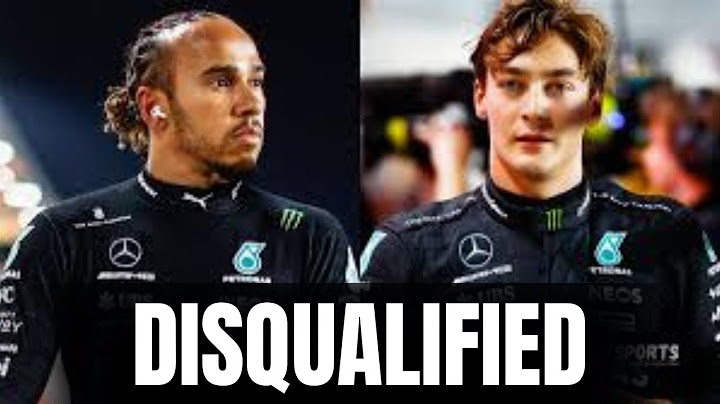 Russell DISQUALIFIED/Hamilton wins the Belgian GP