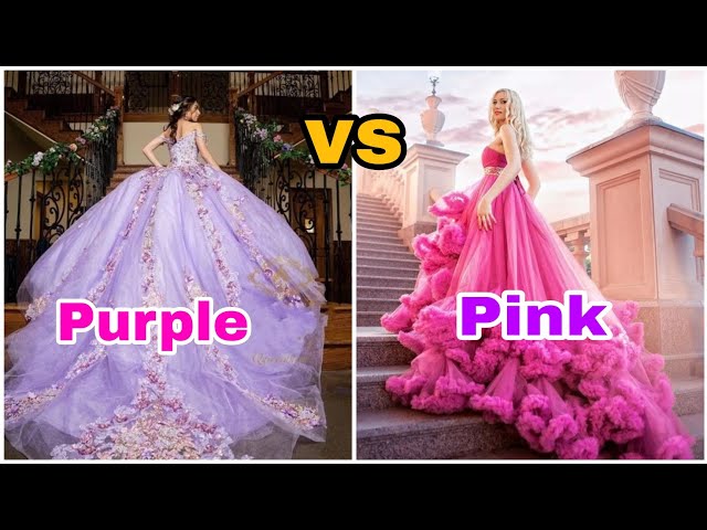 Purple vs Pink |Pink vs Purple |Choose one(Pick one)Which one is your Favourite/This or That class=