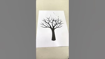 Autumn tree crafts for kids. #eyfs #learningthroughplay #preschool #ideasforkids #diycrafts