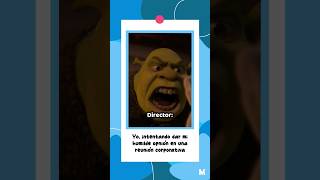 yo, intentando dar mi humilde opinión en una reunión #shrek #humor #oficina #trabajo