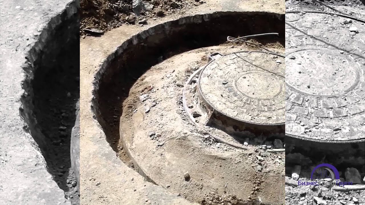 Установка опорной плиты УОП-6 с высокопрочным люком (ВЧШГ) - YouTube