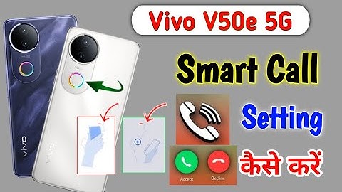 Vivo V50e 5g Smart Calling Features | How to smart call setting Vivo V50e/call auto answer kaise kre