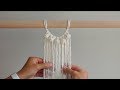 DIY Macrame Tutorial - How To Start Your Work Using Berry Knots! Semi-Circle Pattern