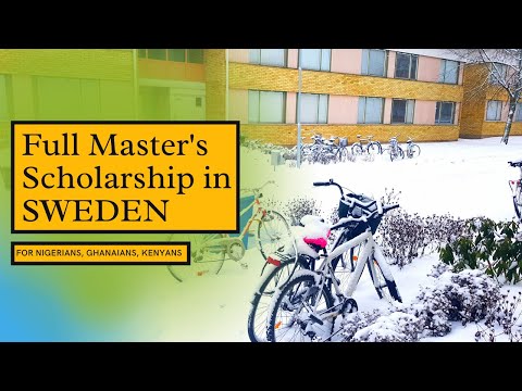 The Full Master's Scholarship In Sweden.