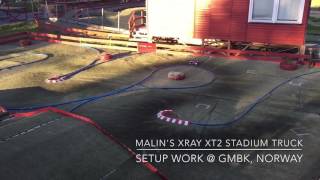 Malin's Xray XT2 setup testing @ GMBK, Norway