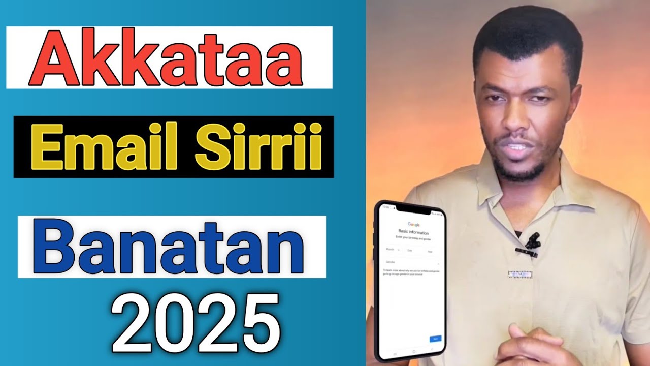 Gmail Seera guuttee banuufi akka hin banne jabeessuu 2025