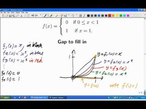 Lecture 18: Math. Analysis - Sequences of functions - YouTube