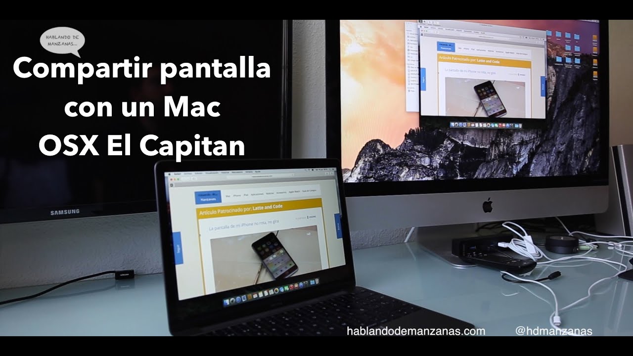 Compartir pantalla mac con tv