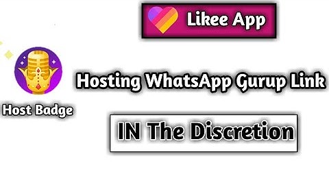 Likee App Hosting WhatsApp Gurup Link IN The Discretion | How to Likee Hosting WhatsApp Gurup Link
