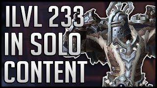How To Get ILVL 233 ALL BY YOURSELF - No Group Content Needed!