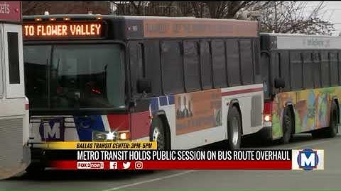 Metro Bus Route Changes