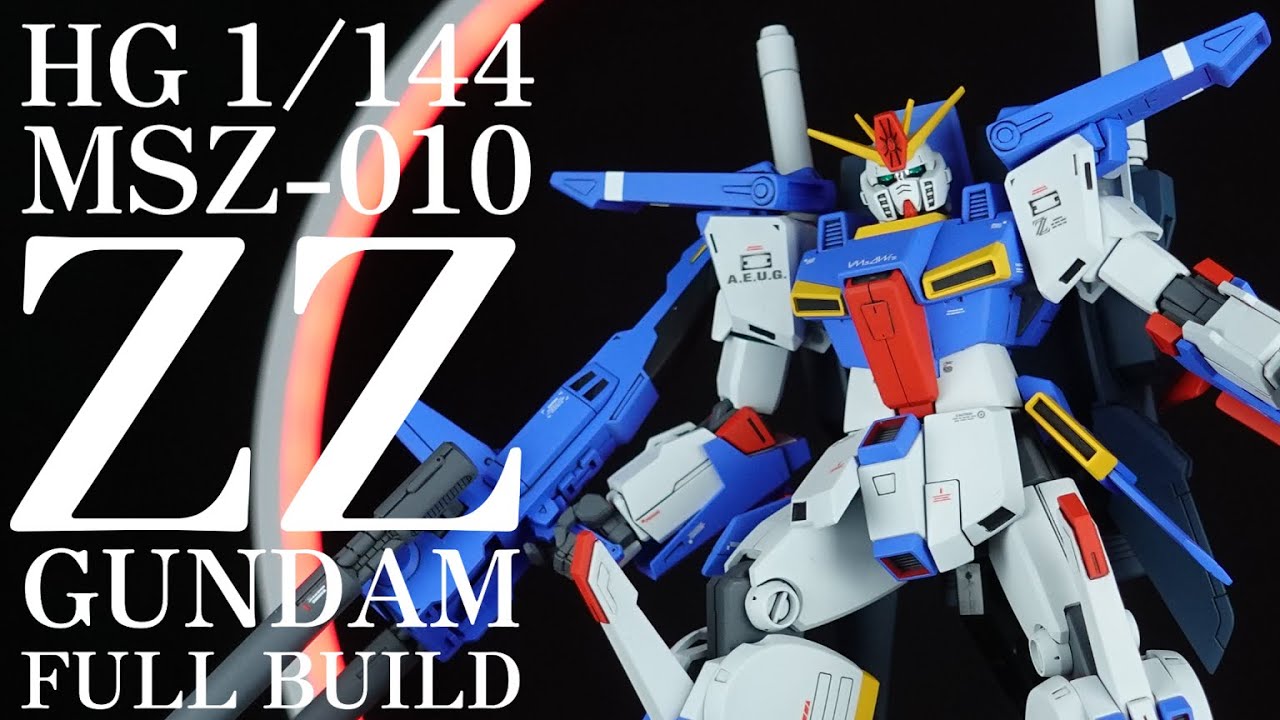 GUNPLA CUSTOM]HGUC 1/144 Mobile Suit Gundam ZZ Full Build - YouTube