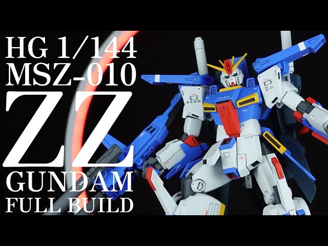 GUNPLA CUSTOM]HGUC 1/144 Mobile Suit Gundam ZZ Full Build - YouTube