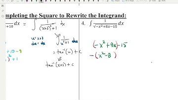 Unit 6: 6.10 Integrating with Long Division and Completing the Square Video 3