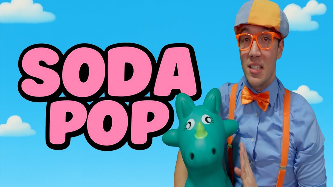 SODA POP X Blippi Learns Counting with a Fun Food Stacking Challenge 🍎🏗️ ( Offcial Music Cover)