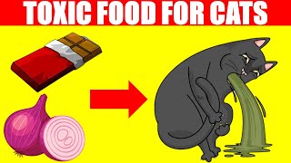 FOODS THAT ARE TOXIC TO CATS by CatTube 192 views 1 year ago 2 minutes, 56 seconds