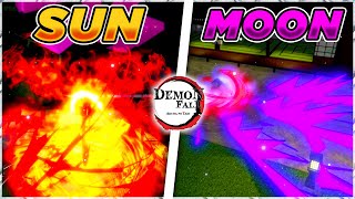 Full Slayer Story With SUN \& MOON Breathing in Demonfall 5.0 Update!!