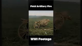 Raw Colorized WW1 Artillary Footage(Rare)#history #worldwar1