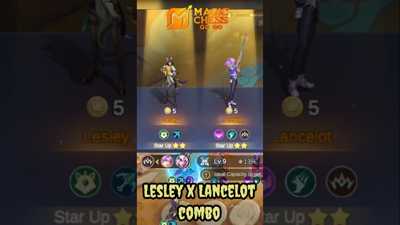 Lancelot x Lesley Titan combo magic chess go go