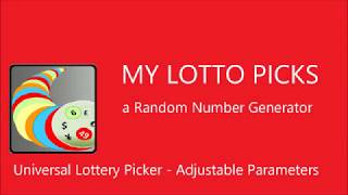 My Lotto Picks App built w/ MIT AppInventor screenshot 1