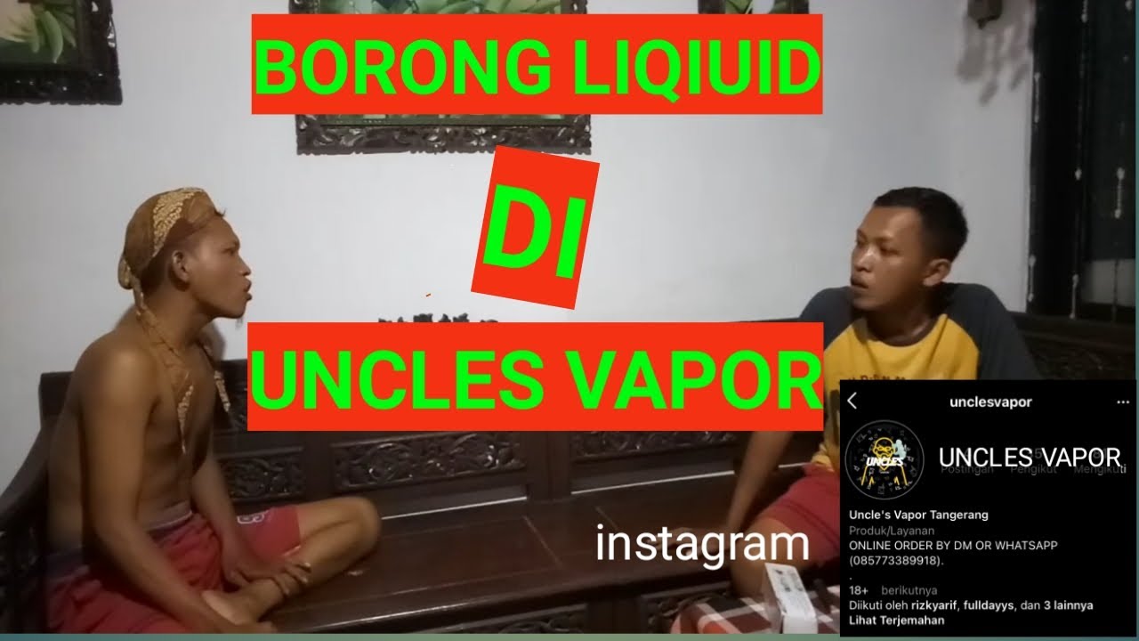 BUKTIKAN!!! REKOMENDASI LIQUID ENAK DI UNCLES VAPOR