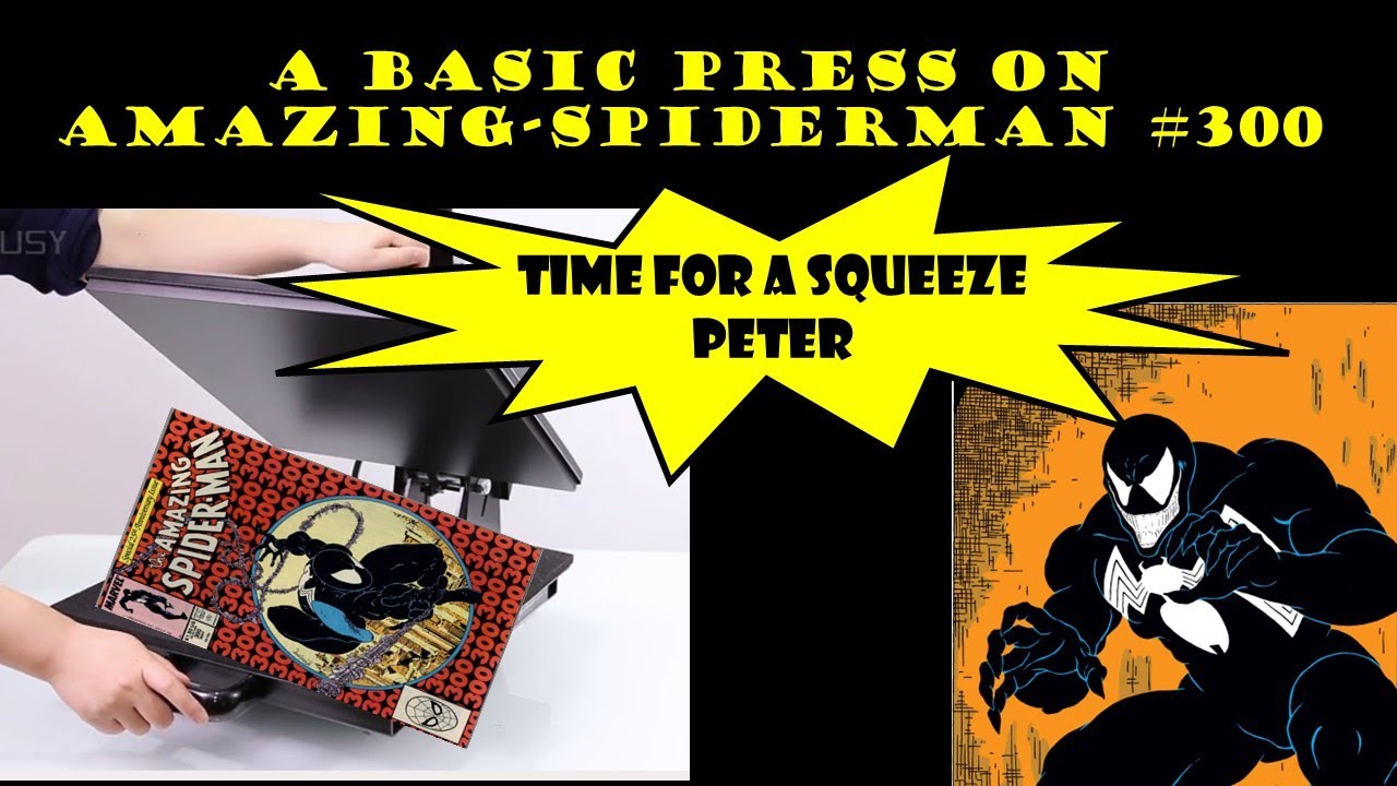 Pressing an Amazing Spider-man 