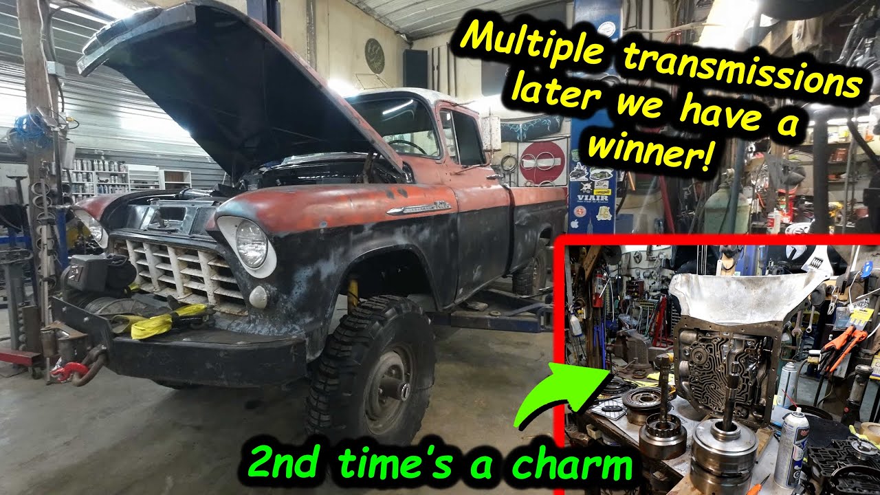 Building a transmission  from just for our 55 Chevy Napco Clone.