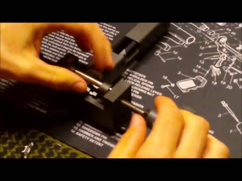 Glock Ameriglo Night Sights Install - YouTube